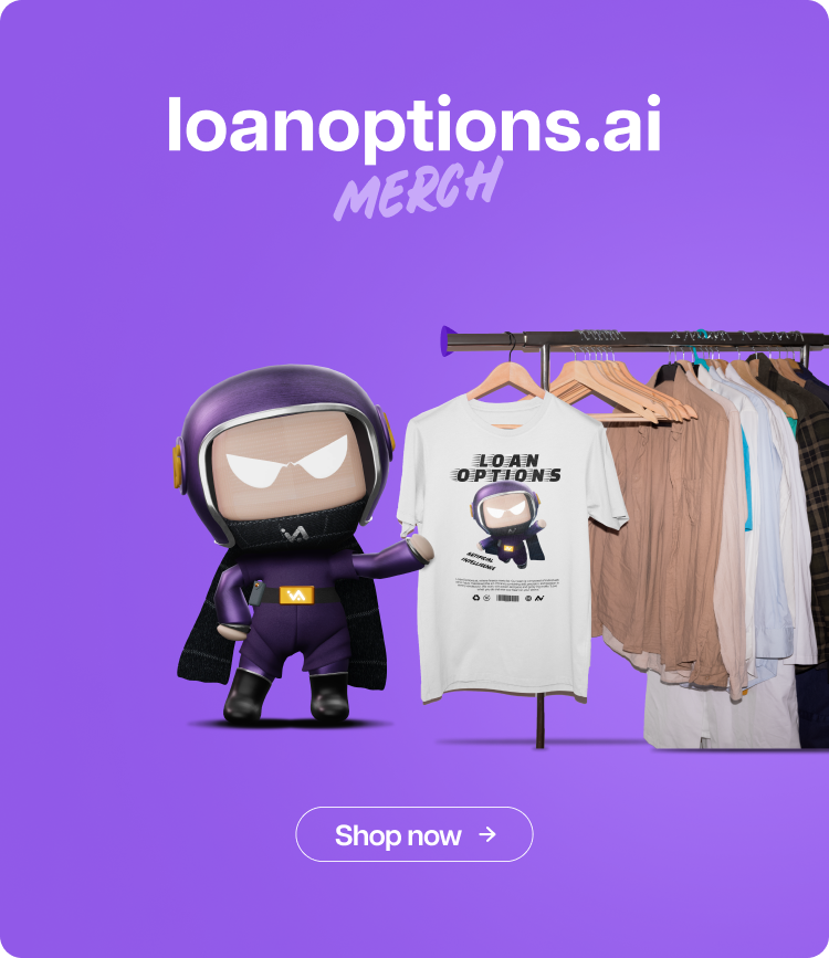 Banner for online Australian merch store. the store is by Loanoptions.ai