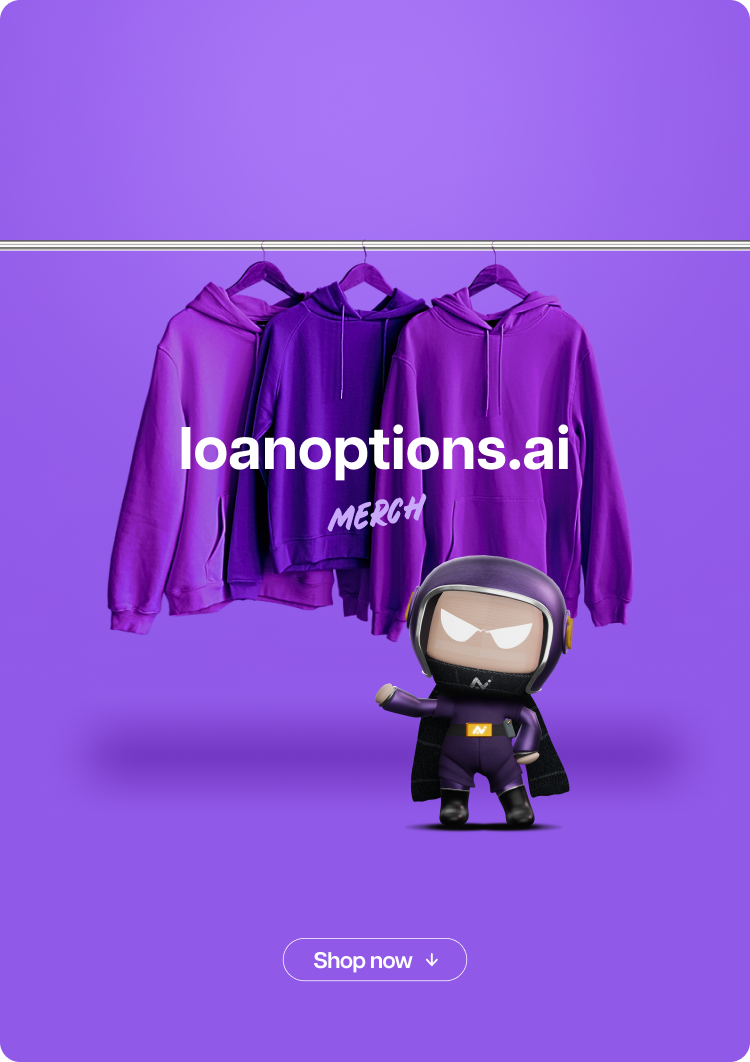 Banner for online Australian merch store. the store is by Loanoptions.ai