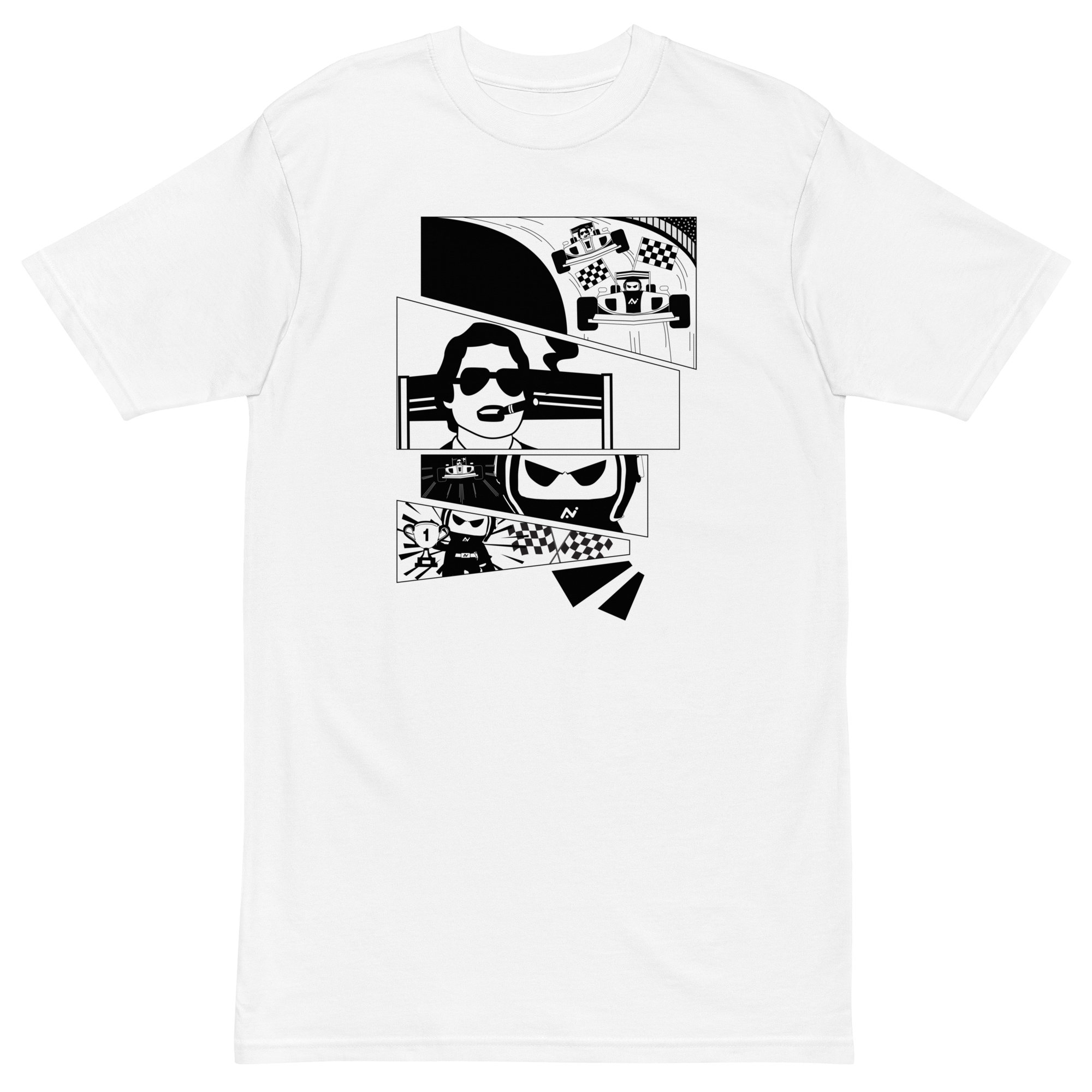 LoanOptions.ai Comic Strip Heavyweight Tee